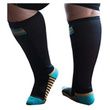 Xpandasox Sport Compression Socks - Black/Turq