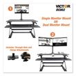 Victor Monitor Mount with Single and Dual Arm Components