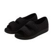 Silverts Womens Easy Closure Sandal For Indoor And Outdoor - Black