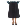 Silverts Womens Conventional Elastic Waist Skirt - Black