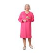 Silverts Womens Antimicrobial Open Back Nightgown