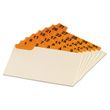 Oxford Manila Index Card Guides with Laminated Tabs