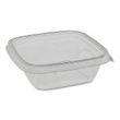 Pactiv EarthChoice Recycled PET Square Base Salad Containers