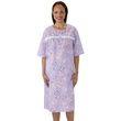  Silverts Womens Short Sleeve Hospital Gown - Lilac Butterfly