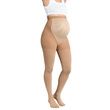 Jobst Opaque Maternity Closed Toe Waist High Compression Stockings Pantyhose - Caramel