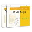 Universal Wall Mount Sign Holder