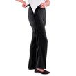 Silverts Womens Side Zipper Pants - Black