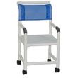 MJM Shower Chair with Flat Stock Seat With Drain