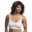 Wear Ease Allyson Post Surgical Bra-White Front