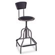 Safco Diesel Industrial Stool with Back