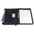 Universal Leather Textured Zippered PadFolio with Tablet Pocket