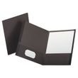 Oxford Linen Twin-Pocket Folder