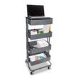 Vertiflex Adjustable Multi-Use Storage Cart and Stand-Up Workstation