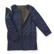 Silverts Womens Reversible Quilted Jacket - Midnight/Green