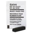 Bates Ready-Inked Pad for Standard and Dropped Cipher Numbering Machines