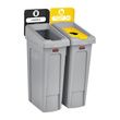 Rubbermaid Commercial Slim Jim Recycling Station Kit - RCP2007916