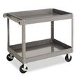 Tennsco Two-Shelf Metal Cart
