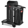 Rubbermaid Commercial Executive High Security Janitorial Cleaning Cart