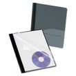 Oxford Clear Front Report Cover with Pocket and CD Slot