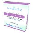  Safe N Simple Simpurity Foam Wound Dressing With Silver Silicone - 7" x 7"