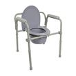 Mckesson 3-in-1 Fixed Arm Commode Chair With Steel Frame