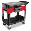 Rubbermaid Commercial Two-Shelf Trades Cart