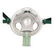 CareFusion AirLife Aerosol Under-the-Chin Style Adult Mask with Elastic Band