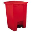 Rubbermaid Commercial Indoor Utility Step-On Waste Container - RCP6144RED