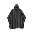 Silverts Unisex Wheelchair Cape With Hood - Black