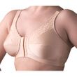 Nearly Me 670 Lace Front Closure Mastectomy Bra-Beige Front View