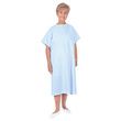 Standard Patient Gown With Tie Back-Blue