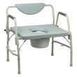 Mckesson Drop Arm Steel Frame Commode Chair