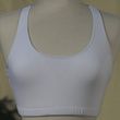 LuisaLuisa Aerobic Runner Top Mastectomy Sports Bra - White