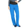 Medline Ocean Ave Womens Stretch Fabric Support Waistband Scrub Pants - Royal Blue