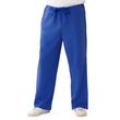 Medline Newport Ave Unisex Stretch Fabric Scrub Pants with Drawstring - Royal Blue