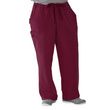 Medline Illinois Ave Mens Athletic Cargo Scrub Pants with 7 Pockets - Wine