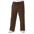 Medline Newport Ave Unisex Stretch Fabric Scrub Pants with Drawstring - Chocolate