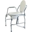 Graham-Field Lumex Silver Collection Steel Drop Arm Three-In-One Commode