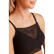 Amoena Amber Lace Accessory Top - Black, Front