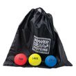 Power System Power Throw Ball Baseball Size Complete Medicine Ball Set and Bag
