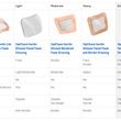 Medline Optifoam Gentle Silicone Face and Border Dressing Size Chart