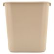 Rubbermaid Commercial Deskside Plastic Wastebasket - RCP295600BG