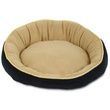 Petmate Round Pet Bed with Elliptical Bolster