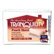 Tranquility Peach Sheet Disposable Underpad