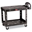 Rubbermaid Commercial Flat Shelf Utility Cart - RCP452500BK
