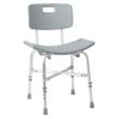  Knockdown Shower Chair  with Back By Medline