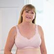 ABC Lace Front Mastectomy Bra - Pink