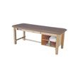 Armedica Maple Hardwood Treatment Table with Drawer and Adjustable Shelf