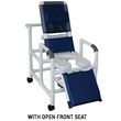 With open soft seat