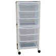MJM International Universal Cart with Six Slide Out Drawers